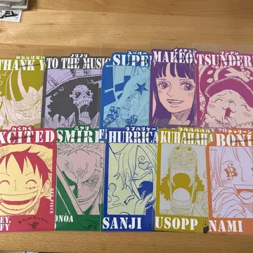 원피스 베이스샵 엽서 밀짚모자 일당