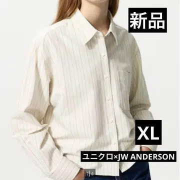 [ 새상품 ] 유니클로 x JW ANDERSON 옥스퍼드 셔츠 스트라이프