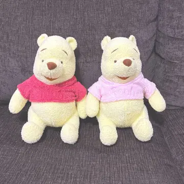 곰돌이 푸 봉제 인형 2개 세트 ( 약 26cm ) 인형뽑기 경품