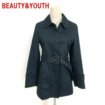 A5727 뷰티&유스 스텐카라 코트 면 자켓 블랙 M