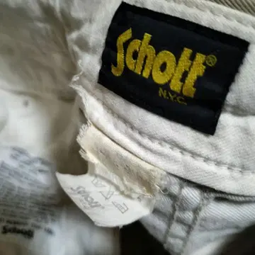 Schott 치노 팬츠 90s? USED 베이지 와이드 팬츠