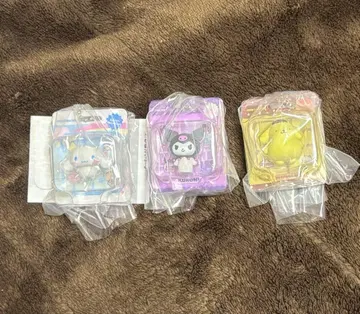 산리오 패키지 미니어처 참 폼폼푸딩 쿠로미 시나모롤