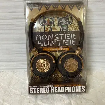 [ 미개봉 새상품 ] 몬스터 헌터 아이루 스테레오 헤드폰 MH-16A