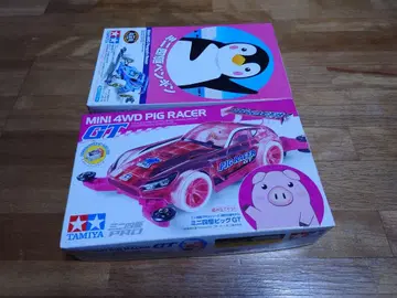 미니 사륜구동 피그 레이서 GT & 펭귄 레이서 세트