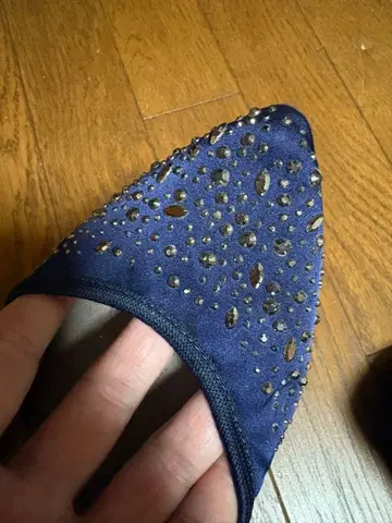 버터플라이 트위스트 스톤 플랫슈즈 40사이즈 학교 행사 수업 참여 빅