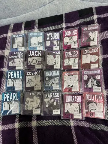 ONE PIECE BASE SHOP 복권 아크릴 블록 참 22개