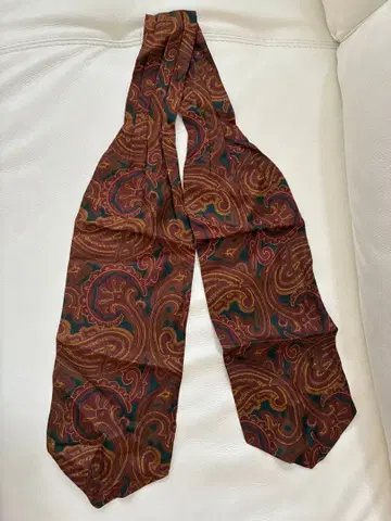fil a fil 페이즐리 무늬 실크 스카프&반다나