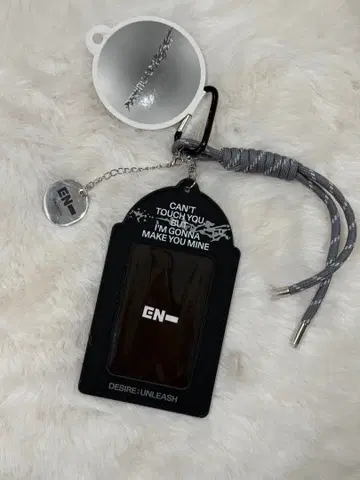 ENHYPEN 중국 MINISO 콜라보 트레이딩 카드 케이스 키링 새상품