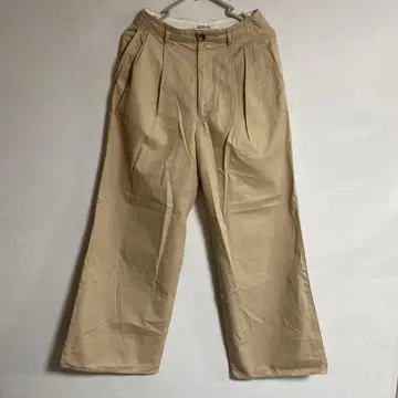 AURALEE 오라리 치노 팬츠 와이드 팬츠 면 팬츠 사이즈 0 베이지