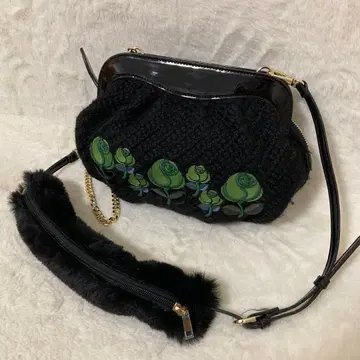 컨디션 최상 안나수이 ANNASUI 숄더백 로제스