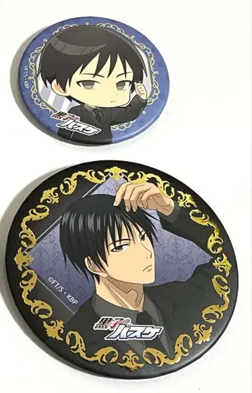 쿠로코의 농구 중외 블랙 수트 2025 SD 금박 캔뱃지 이즈키 슌 세트