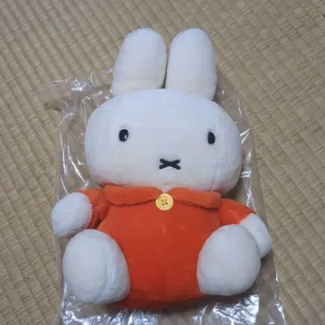 미피 대형 봉제 인형 토끼 봉제 인형 오렌지 셔츠