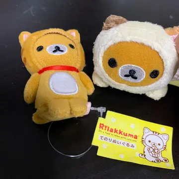 리락쿠마 손바닥 봉제 인형 느긋한 고양이 세트 2015