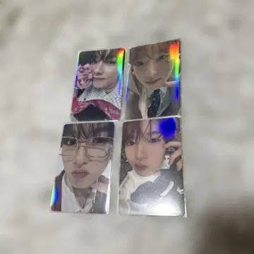 NCT WISH 사쿠야 트레이딩 카드 4장 세트