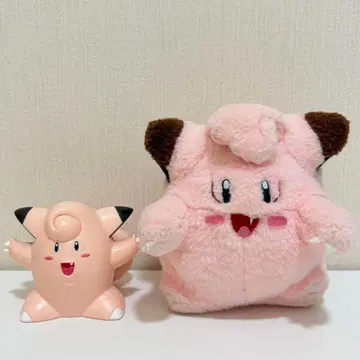 포켓몬 피피 구 TOMY 봉제 인형 알람 시계 세트