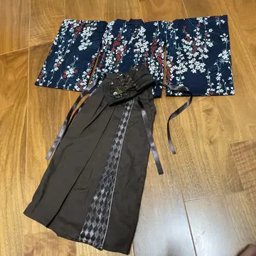 [중고] 보크스 SD 기모노 상의, 하카마, 코르셋