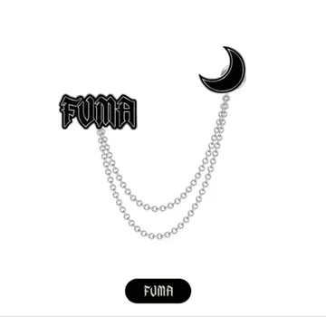 익명 FUMA 체인 핀즈 배지 &TEAM