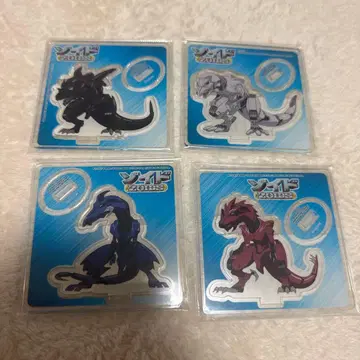 ZOIDS 아크릴 스탠드 4개 세트 오가노이드