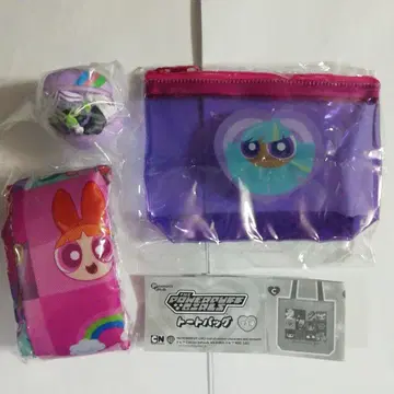 파워퍼프 클리어 파우치 토트백