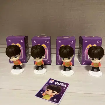 [새상품] TinyTAN 맥도날드 BTS SUGA 피규어 4개 세트