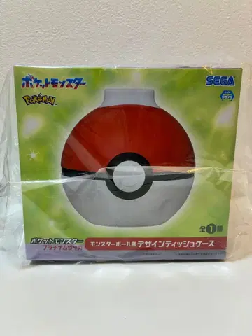 새상품 미개봉 키라아 포켓몬 몬스터볼 티슈 케이스