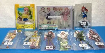 5등분의 신부 아크릴 스탠드 9종 캐러토 복권 제일복권 럭키 캔뱃지