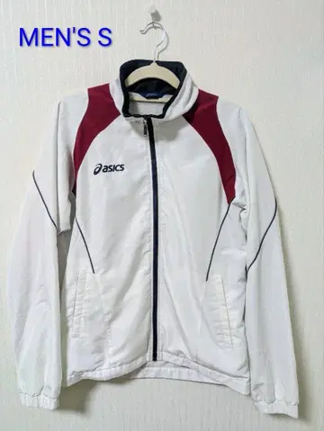 asics 자켓 MEN'S S 화이트/레드