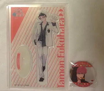 후쿠하라 타몬 아크릴 스탠드 캔뱃지 원반 특전 세트