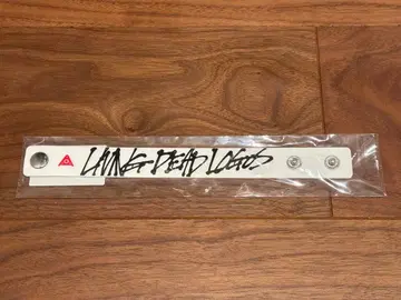 amazarashi LIVING DEAD LOGOS 러버 밴드 화이트