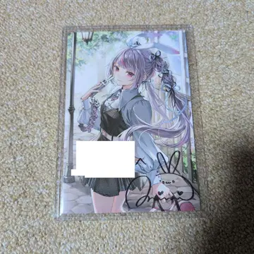 브이스포 토사키 미미 5주년 기념 친필 사인 엽서