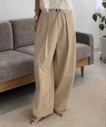 JEANASIS 배럴 레그 볼륨 팬츠