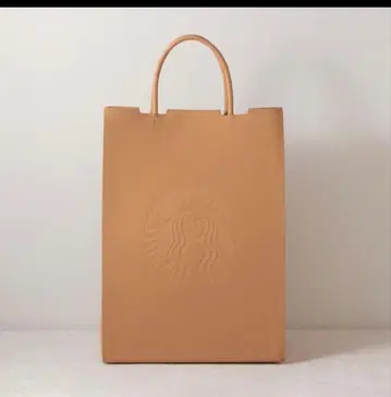 스타벅스 마이 커스터마이즈 저니 세트 2WAY 가죽 토트백 단품