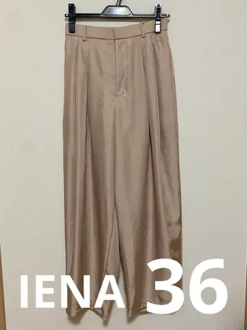 IENA 이에나 트윌 코쿤 슬랙스 핑크 36 미사용 새상품