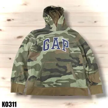 GAP Y2K 카모 패턴 후디 헤이세이 갸루 후드티 XL K0311