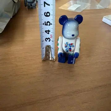 EGONLAB 베어브릭 꽃무늬 약 7cm