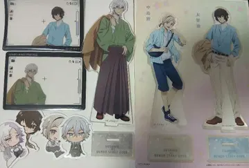 문호 스트레이독스 스시로 아크릴 스탠드 클리어 카드 피크 다자이 후쿠자와