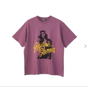 Hysteric Glamour 퍼플 티셔츠 S사이즈