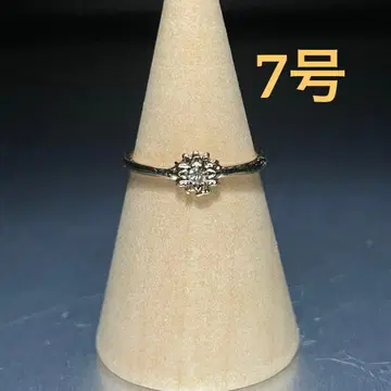 빈티지 패션 반지 골드 7호 꽃 모티브 플라워 갸샤