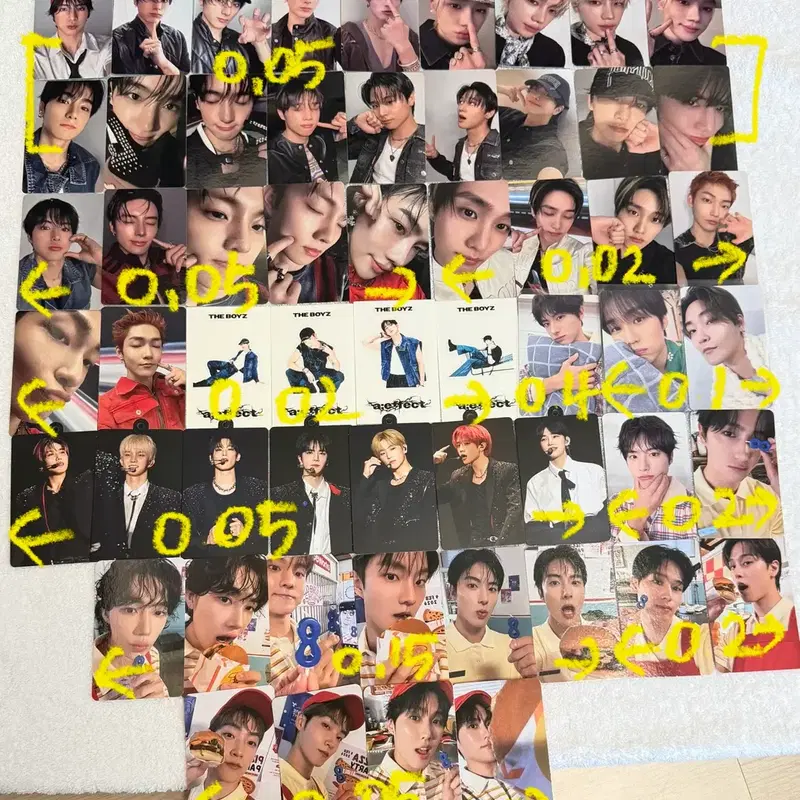 더보이즈 포토카드 포카 미공포 양도 판매 미개봉 앨범 위드뮤 이불 qr