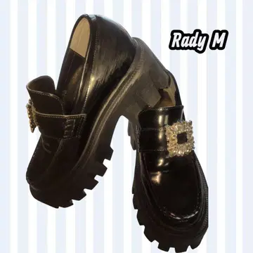 Rady M 비쥬 장식 통굽 로퍼