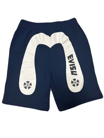 EVISU 네이비 하프 팬츠 에비수 evisu 스웨트 팬츠