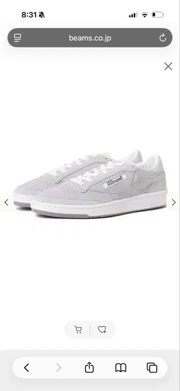 미사용 새상품 Reebok / JJJJOUND CLUB C 85