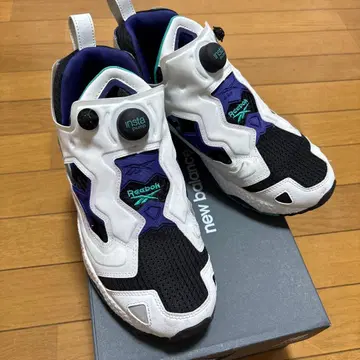 리복 인스타펌프 퓨리 화이트/블랙/퍼플 박스 없음