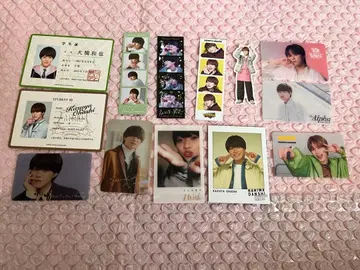 나니와단시 오하시 카즈야 특전 학생증 스티커 세트