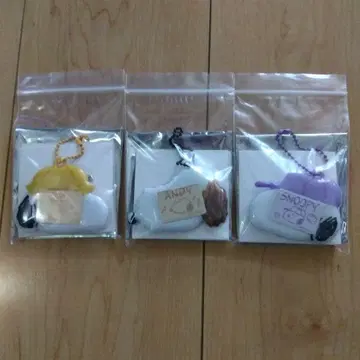 스누피 네임 배지 키링