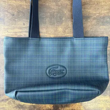 LACOSTE/엠보 악어 로고/토트백