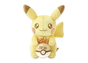 피카츄 30주년 기념 봉제 인형 약 25cm