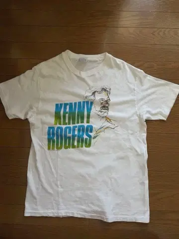 80s Kenny Rogers T셔츠 USA제 빈티지