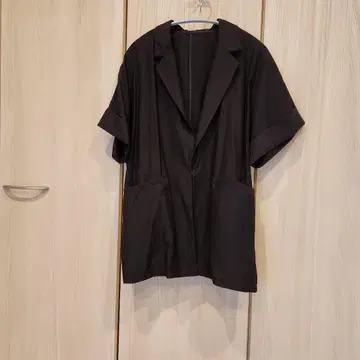 새상품급 wrapin nine 9 시어 슬리브 하프 슬리브 자켓 M