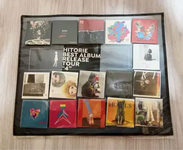 [히토리 에] 새상품급 CD 재킷 사진 특대형 캔뱃지 세트 (미개봉)